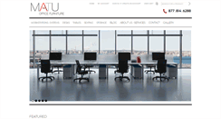 Desktop Screenshot of matuofficefurniture.com