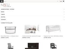 Tablet Screenshot of matuofficefurniture.com